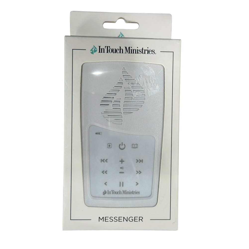 In Touch Ministries Messenger 7 Solar Audio Bible Charles Stanley Sermons White